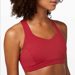 Lululemon Free to Be Serene Bra in Scarlet